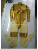 Latex Rubber Gummi Catsuit Full Body Tight Fitting Bodysuit Fancy Dress