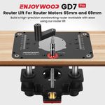 69mm GD7 PRO Router Lift for Wood Router Table Setup Lift for Makita Dewalt Bosh