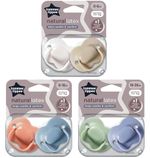 Tommee Tippee Natural Latex Cherry Soothers Pack of 2 | Baby Dummy BPA Free