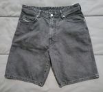 DIESEL Industry Jean Shorts Mens Size 29 Black Denim 5 Pocket Design Cotton