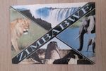 Zimbabwe Postcard Used 1995. Pm Zimbabwe To Dorset Devon. Stamps $1 $2