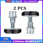 2PCS Auto Car Lift Telescopic Round Tray Rubber Pads Peg 2-Stage Screw-up Pads