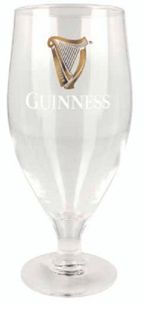 Guinness Stem Pint Glass - Official Merchandise - Licensed