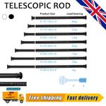 50-410cm Heavy Duty Extendable Curtain Pole 32mm Telescopic Shower Curtain Pole