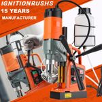 12500N Professional Magnetic Drill Press Portable Mag Drill 50mm Dia.850rpm