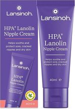 Lansinoh HPA Lanolin Nipple Cream 40ml Sore Cracked Skin Breastfeeding Natural