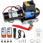Electric 4500lb 12V Winch with 1.4kW Powerful Motor, IP67 Waterproof