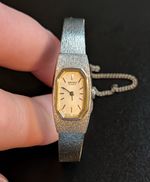 Vintage Seiko Women Octagon Watch 2E20-6461 For Parts Or Repair