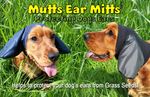 Dogs Ear Protectors/Protection Mutts Ear Mitts® Spaniel, Ear Cover/Hood for Dogs