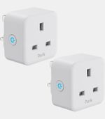 Porik SP22 Wi‑Fi Smart Plug UK, Alexa/Google, Remote & Timer, White 2 Pack