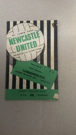 Newcastle United v Hibernian Friendly Match Official Programme St James’ Park