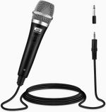 Moukey Dynamic Microphone, Home Karaoke Microphone with 13ft XLR Cable, Cardioid