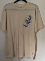 The Who Live At Leeds 40th Anniversary Vintage Official  T shirt Cream Large