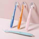 2pcs Baby Silicone Spoon Set Soft Training Feeding Spoons Kids Tableware