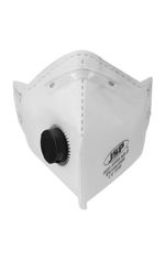 50 JSP Fold FFP3 P3 N99 British Particulate Face Mask Valved (25 X Twin Pk) New