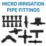 Garden Micro Automatic Irrigation Connectors Use With 4mm-6mm Micro  Pipe