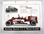 AVELING AUSTIN 99 H Motor Grader Contruction Sales Spec Sheet 1957