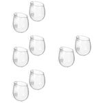 8Pcs Durable Transparent Aquarium Plant Holders for Fish Tank Decoration