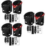 6Pcs Durable Motorcycle Water Bottle Holders for Electric Bikes Assorted Colors