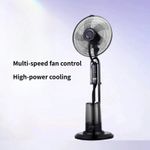 Round Base Misting Cooling Fan Portable Water Mist Air Cooler