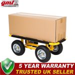 Heavy Duty Dolly Trolley Removal Cart Gearzaar 150kg Load Yellow 75cm x32cm