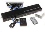 Kvm Switch HDMI - USB /// Automatic /// - 8 Ports- With Cords
