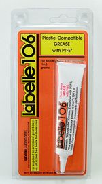Labelle 106 Plastic Compatible Grease with PTFE for HO OO N TT Z G and O gauges