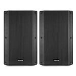 Vonyx VSA120S 12-Inch Bluetooth Active DJ Speakers Pair, 800W Power
