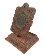Antique Wooden Tabletop Fob Watch Holder / Pocket Watch Display Stand  c.1900