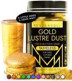 Gold Edible Glitter for Drinks 15g Edible Glitter for Cakes Gold Luster Dust for
