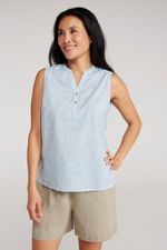 Mountain Warehouse Womens Petra Sleeveless Shirt Ladies Holiday Printed Tee
