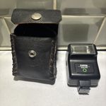 Vintage Sunpak Auto 170 Flash Gun + Leather Case | Camera Flash | Untested