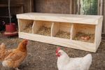 Wooden Bantam Chicken Nesting Boxes. 4 Sizes Available