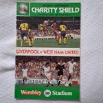 1980 CHARITY SHIELD - LIVERPOOL V. WEST HAM - 9.8.80