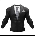 TUXEDO SUIT BJJ MMA GRAPPLE KINGS RASHGUARD RASH GUARD UFC
