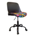 Hydraulic Folding Sewing/ Office Chair - Buttons