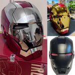 Autoking Iron Man Mk5 1:1 Helmet Wearable Voice-control Mask Cosplay Silver/Gold