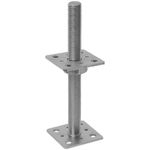 Heavy Duty Galvanised Adjustable Fence Post Support Bolt Down Repair Brackets