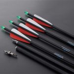 30" Carbon Arrows SP500 Recurve Bow Longbow Compound Bow Archery Hunting Target