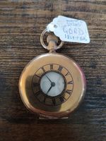 ANTIQUE Half hunter pocket watch 1867 to 1876 presented to Sgt Major W Ward