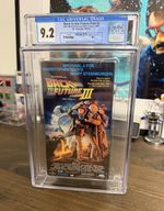Back To The Future III 1990 VHS Sealed CGC 9.2