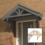 Wooden Porch Canopy Kit 1600mm - Unfinished Timber Frame Only