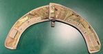 British Army Osprey Mk4 MTP Body Armour Cover Half Collar With Infill Plates