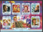 David Bowie Stamps Music  Rock Pop mnh 2016 Guine Bissau limited print 1000