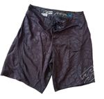 Billabong Taj Burrow Animal X Board Shorts W36 Y2K Surf Pro Signature Black