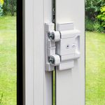CAL Cobra Double Security Bolt Lock for Opening Doors Windows White Black Brown