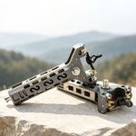 Aluminum alloy traveler mechanical slingshot for adults automatic loading Gift