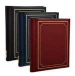Photo Albums Self Adhesive 36 sheets 72 Sides Spiral Bound Black, Blue or Red