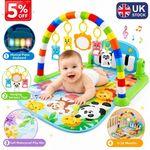 GYM PLAY MAT BABY NEWBORN KID 3 IN1 FITNESS MUSIC LAY FUN PIANO MUSIC KID GIFT
