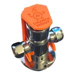 The Shower Buddy – Timed Push Button Shower Holder for Campsites & Vanlife